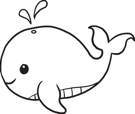 whale coloring page vector art icons  graphics