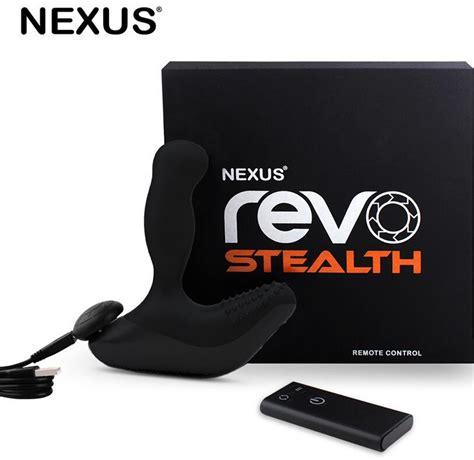 Nexus Revo Stealth Remote Rechargeable Vibrating Silicone Rotating