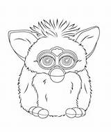 Furby Coloring Boom Pages Drawing Printable Adult Colouring Sheets Print Toys Categories sketch template