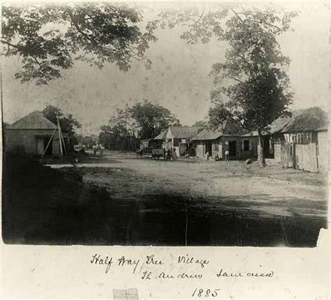 half way tree village 1885 · national library of jamaica digital