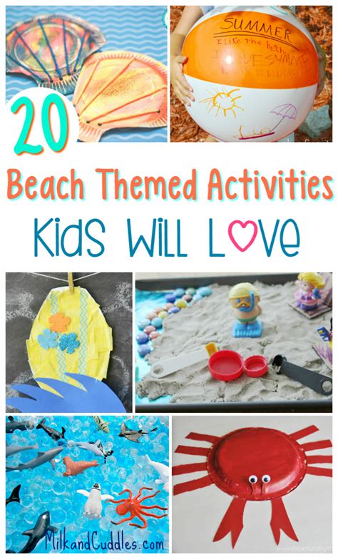 beach themed activities  kids everyday