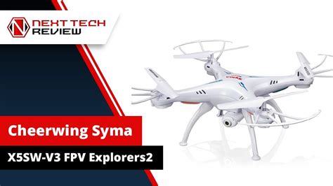 cheerwing syma xsw  fpv explorers product review ntr youtube