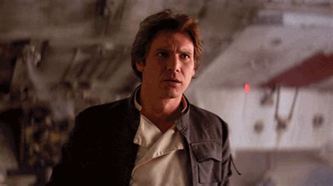 han solo flirting find and share on giphy