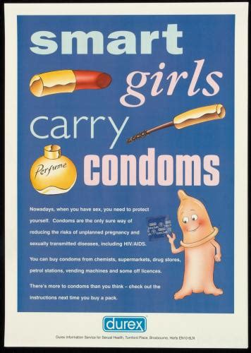 Smart Girls Carry Condoms Aids Education Posters