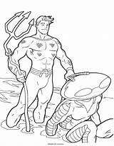 Aquaman Coloring Pages Lego Getdrawings sketch template