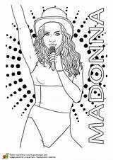 Coloriage Chanteuse Getdrawings sketch template