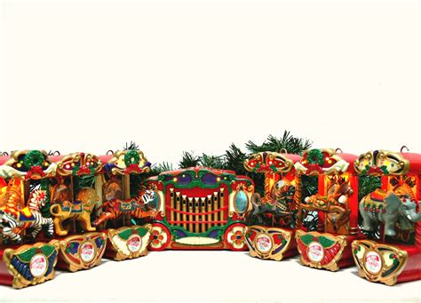 vintage  christmas holiday carousel tree   eitherorfinds