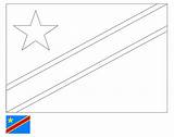 Congo Democratic Flag Printable Lag sketch template