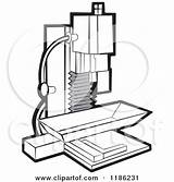 Milling Clipart Machine Cnc Illustration Machinery Vector Royalty Lal Perera Machines Type  Clipground Vertical 2021 Resolution Rf Illustrations Clipartof sketch template