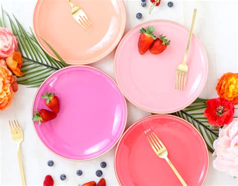 Diy It Custom Colored Glass Plates A Kailo Chic Life