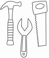 Coloring Tools Tool Construction Belt Print sketch template