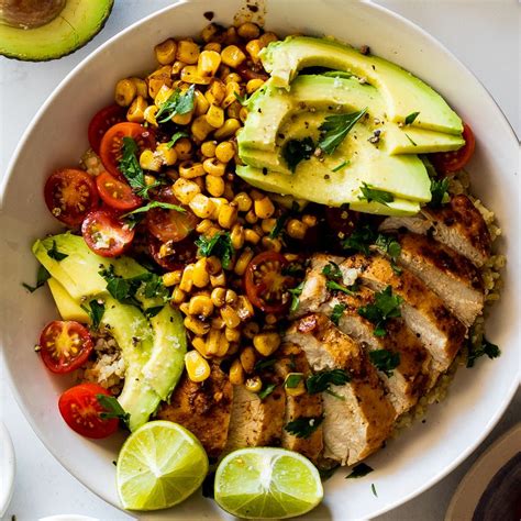 mexican chicken lunch bowls simply delicious recipe chicken lunch lunch bowl food