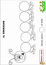 Cerchio Bambini Scuola Disegni Paese Signor Infanzia Tuttotondo Schede Didattiche Poldo Bruco Dell Bimbi Didattica Attività Geometriche Caterpillar Materna Tondi sketch template