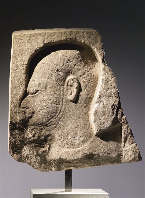 An Egyptian Limestone Relief Fragment 19th 20th Dynasty