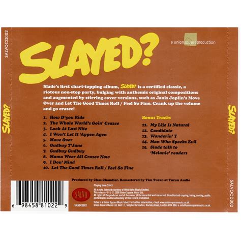 slayed remaster  slade mp buy full tracklist