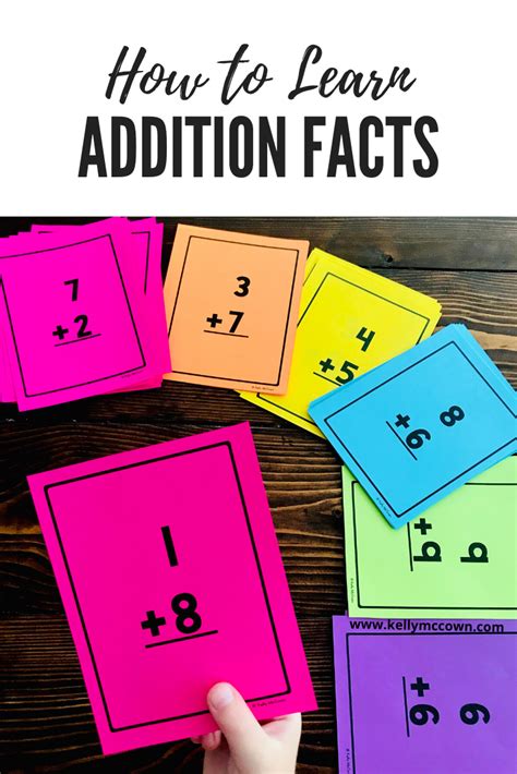 learning addition math facts   checklist kindergarten math facts