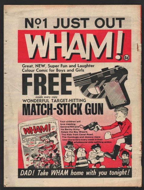 blimey the blog of british comics advert for wham no 1 1964
