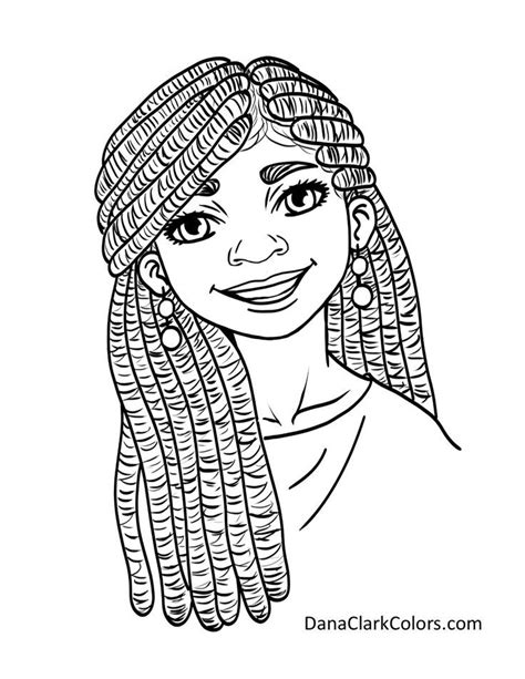 afro natural hair coloring pages coloring page blog