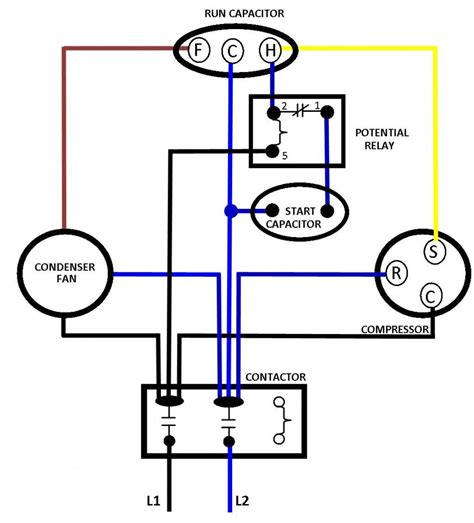 copeland compressor start relay wiring diagram tara schema
