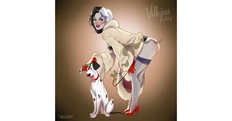 Cruella De Vil Sexy Disney Villains Pinup Fan Art