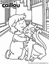 Caillou Coloring Pages Rosie Activities Fun Gilbert Kids Choose Board sketch template