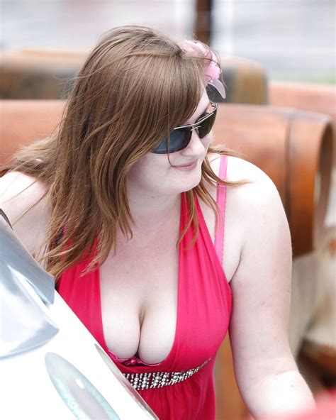 sexy cleavage on street busty girl candid mix 03 26 pics