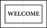 Mat Welcome Coloring Template sketch template