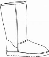 Ugg Drawing sketch template