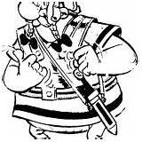 Asterix Adventure Coloring Caesar Julius Riding Horse Soldier Romans Obelix Uniform Wear sketch template