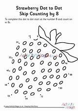 Dot Skip Counting Strawberry Dots Village Activity Explore sketch template