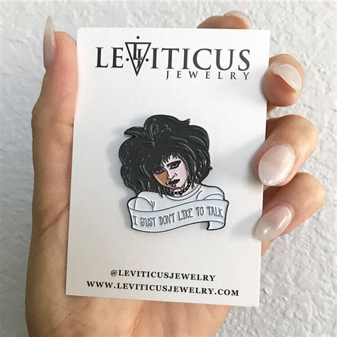 Siouxsie Sioux Pin Leviticus Jewelry