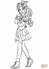 Coloring Pages Descendants Getcolorings sketch template