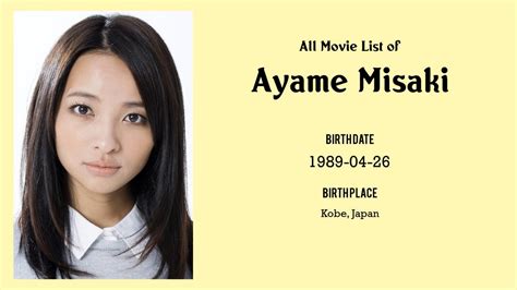 Ayame Misaki Movies List Ayame Misaki Filmography Of Ayame Misaki