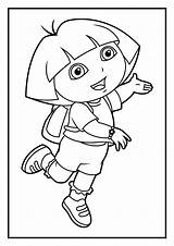 Dora Coloring Pages Diego Kids Printable Sketch Explorer Colouring Color Sheets Drawing Relay Life Friends Book Getdrawings Paintingvalley Boots Girls sketch template
