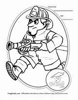 Welder Fireman Bomberos Fighter 1378 Coloringhome Letzte Seite sketch template