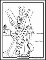 Apostle Saints Apostles Saintanneshelper Catechism Getcolorings sketch template