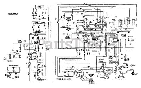 generac xl   generac  watt portable generator electrical schematic wiring
