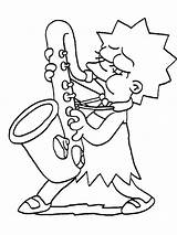 Simpsons Recortar Pegar sketch template