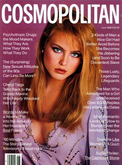 Kim Alexis June 1980 Cosmopolitan Cover Photographed By Francesco