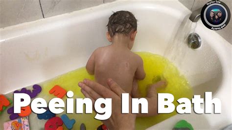 peeing the bath 1 14 2017 dailytaylorlea youtube