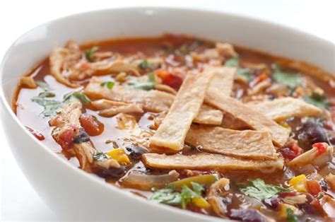 spicy chicken tortilla soup recipe sparkrecipes