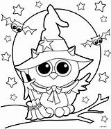 Halloween Coloring Pages Witch Crayola Color Kids Number Preschool Owl Wicked Disney Para Printable Print Bingo Dauber Hat Cute Town sketch template