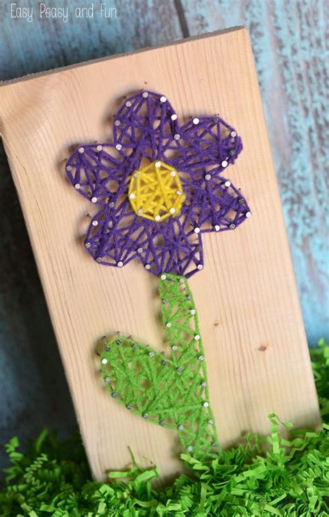flower string art string artwork  young  mobitool