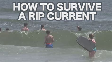 Beachgoers Warned Of Rip Current Warning Issued In Galveston Abc13