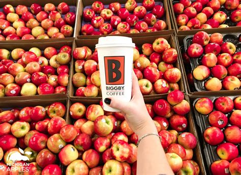 biggby   michigan apple committee  joined forces