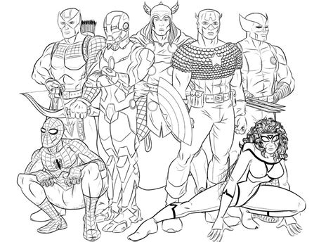 marvel super heroes superheroes  printable coloring pages