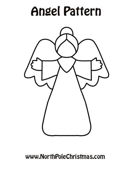 angel template  welcoming arms black white outline angel