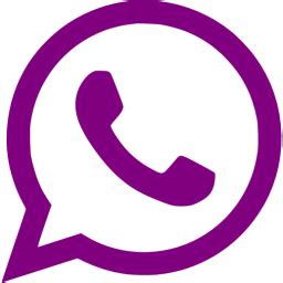 purple whatsapp icon  purple site logo icons