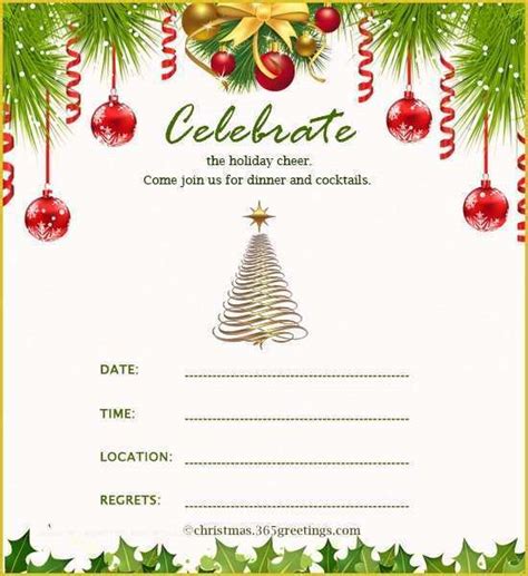 christmas invitation templates heritagechristiancollege