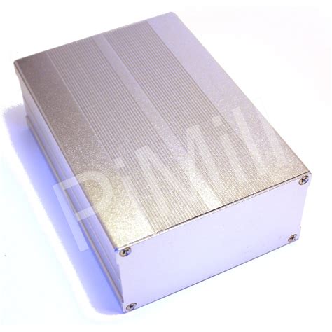 aluminum project box enclosure case electronic diy xxmm sliver